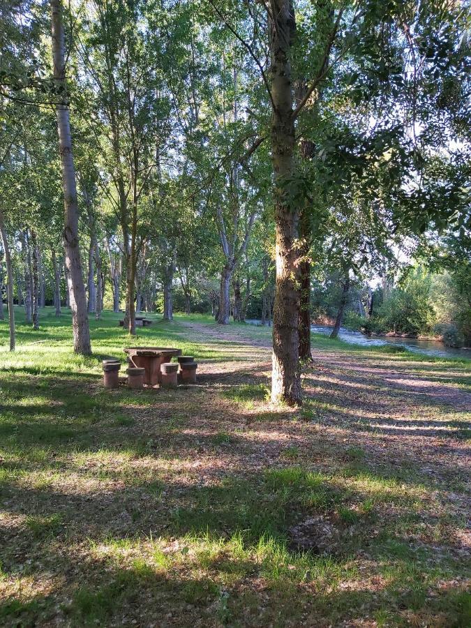 Bonita Cabana De Los Arboles En La Rioja , Durmiendo Entre Arboles Anguciana Luaran gambar